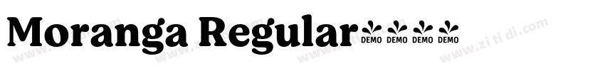 Moranga Regular字体转换 Moranga Regular字体转换